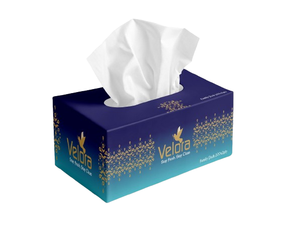 Velora Family Pack – 200x2ply tissue box